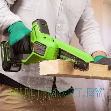Аккумуляторная пила Greenworks GD24CSMNX 2008707 (без АКБ) картинка 4